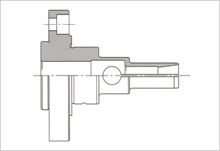 軸引き型,コレットチャック